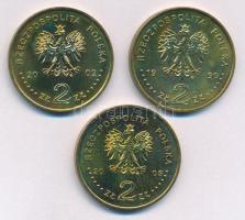Lengyelország 1999-2005. 2Zl Cu-Al-Zn (3xklf: "IV. Ulászló" + "II. Erős Ágost" +...