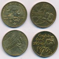 Lengyelország 2000-2005. 2Zl Cu-Al-Zn (4xklf: "Szolidaritás Szakszervezet" + "Az 1970...