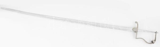cca 19. század végi kard, közepes állapotban, átfestve, felújítandó állapotban, h: 96 cm