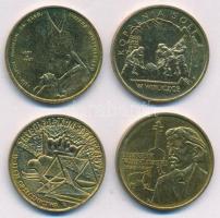 Lengyelország 2001. 2Zl Cu-Al-Zn (4xklf: "XII. Henryk Wieniawski Nemzetközi Hegedűverseny"...