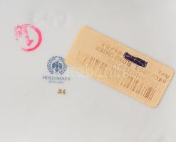 Hollóházi bonbonniere. Kézzel festett, jelzett, hibátlan 15x10 cm