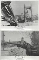 cca 1989 előtt készült, "Éjszakára hajnal" című magyar dokumentumfilm jelenetei és szereplői, 15 db vintage produkciós filmfotó (vitrinfotó, lobbyfotó) ezüst zselatinos fotópapíron, a használatból eredő (esetleges) kisebb hibákkal, 18x24 cm