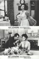 cca 1989 előtt készült, "Az utazás" című olasz film jelenetei és szereplői (főszereplők Sophia Loren és Richard Burton), 13 db vintage produkciós filmfotó (vitrinfotó, lobbyfotó) ezüst zselatinos fotópapíron, a használatból eredő (esetleges) kisebb hibákkal, 18x24 cm