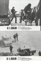 cca 1989 előtt készült, "Az 5. hatalom" című film jelenetei és szereplői, 23 db vintage produkciós filmfotó (vitrinfotó, lobbyfotó) ezüst zselatinos fotópapíron, a használatból eredő (esetleges) kisebb hibákkal, 18x24 cm