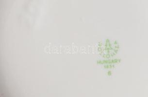 Hollóházi korsó, Oroszlányi Szénbányák emblémával, jelzett, hibátlan, m: 11,5 cm