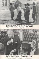 cca 1989 előtt készült, "Bolondos újoncok" című francia film jelenetei és szereplői, 8 db ...