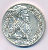 Tóth Sándor (1933-2019) 1985. "Apanagyfalvi I. Apafi Mihály / MÉE Hajdú-Bihar Megyei szervezete" jelzett Ag emlékérem kapszulában (38,81g/0.800/42,5mm) T:AU Adamo DE6