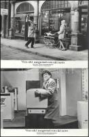 cca 1989 előtt készült,"Van aki megteszi, van aki nem" című angol film jelenetei és szereplői, 18 db vintage produkciós filmfotó (vitrinfotó, lobbyfotó) ezüst zselatinos fotópapíron, a használatból eredő (esetleges) kisebb hibákkal, 18x24 cm