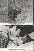 cca 1989 előtt készült, "Tánc Hitler főhadiszállásán" című lengyel film jelenetei és szereplői, 19 db vintage produkciós filmfotó (vitrinfotó, lobbyfotó) ezüst zselatinos fotópapíron, a használatból eredő (esetleges) kisebb hibákkal, 18x24 cm