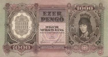 1943. 1000P T:II+ Csak egyszer hajva, törve nem!