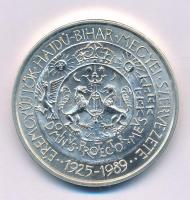 Tóth Sándor (1933-2019) 1989. "Székely Mózes / MÉE Hajdú-Bihar Megyei szervezete" jelzett Ag emlékérem kapszulában (38,75g/0.800/42,5mm) T:UNC Adamo DE15