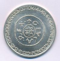 Nagy István (1920-) 1975. "MÉE VI. Vándorgyűlése - Szolnok 1075-1975" jelzett Ag emlékérem kapszulában (25,32g/0.800/42,5mm) T:UNC Adamo SK1