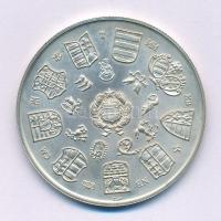 Csúcs Viktória (1934-) 1973. "MÉE Budapest - Magyarország" jelzett Ag tagsági érem (24,71g/0.800/42,5mm) T:AU Adamo BP5