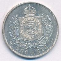 Brazília 1867. 500R Ag "II. Péter" T:XF
Brazil 1867. 500 Reis Ag "Pedro II" C:X...