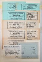 ca Miskolc 1926. "Miskolczi Orthodox Izraelita Anyahitközség" vágatási bárcák 23 db