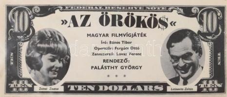 Játékpénzek, numizmatikai meghívók, numizmatikai reklámok tételben