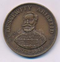 Bognár György (1944-) 1992. "Dessewffy Arisztid / MÉE Gyöngyösi Csoport - Aradi Vértanúk" kétoldalas bronz emlékérem (42,5 mm) T:AU Adamo GS11