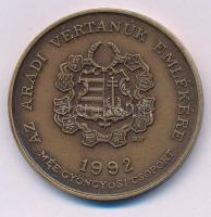 Bognár György (1944-) 1992. "Dessewffy Arisztid / MÉE Gyöngyösi Csoport - Aradi Vértanúk" ...