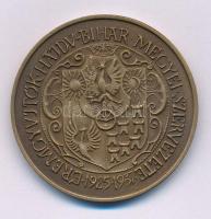 Tóth Sándor (1933-2019) 1987. "II. Rákóczi György / MÉE Hajdú-Bihar Megyei szervezete" kétoldalas bronz emlékérem (42,5mm) T:UNC Adamo DE10