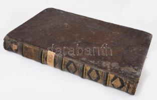 R.P. Joannis de Pineda ... Commentariorum in Job. Tomus alter, Continens posteriores commentariorum libros septem, id est, reliqua quinque et viginti capita. Tom I. Bibliopol Sub signo Gryphi 1733. 408p + index Korabeli aranyozott, bordázott egészbőr kötésben.