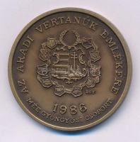 Bognár György (1944-) 1986. "Damjanich János 1804-1849 / Az Aradi Vértanúk emlékére - MÉE Gyöng...