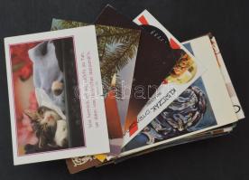 100 db MODERN üdvözlőlap, motívumok, festmény, szentek / 100 modern greeting postcards, motives, paintings, saints