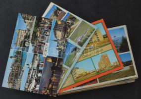 80 db MODERN megíratlan külföldi város képeslap / 80 modern unused foreign town postcards