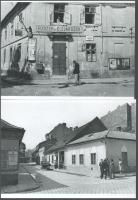 cca 1940 Budapest, Medve utcai felvételek, 2 db modern nagyítás, jelzés nélkül, 15x21 cm