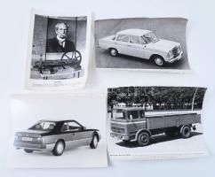 4 db Mercedes Benz autót ábrázoló hivatalos fotó 24x16 cm