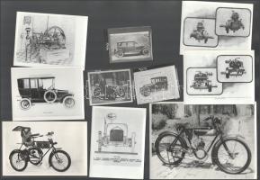 10 db autókkal kapcsolatos fotó 15x9 cm ig