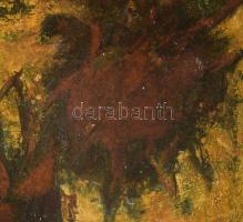 Miháltz Pál jelzéssel: Napraforgó. Olaj, farost. 60x50 cm