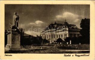 Szarvas, részlet a Nagyszállodával. Képzőművészeti Alap (EB)