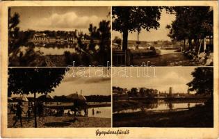 Gyopárosfürdő (Orosháza), mozaiklap. Koczka kiadása (fl)