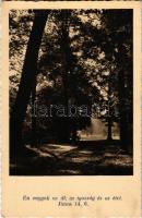 "Én vagyok az út, az igazság és az élet" / Hungarian religious art postcard