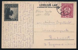 ca 1916 Méhes Gyula, 1906-ig Macsek Gyula. ( 1881-1959 ) tanár, zoológus-paleontológus autográf levelezőlapja