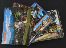 80 db MODERN megíratlan külföldi város / 80 modern unused foreign town postcards