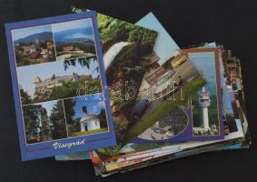 100 db MODERN megíratlan magyarországi város képeslap / 100 modern unused Hungarian town postcards