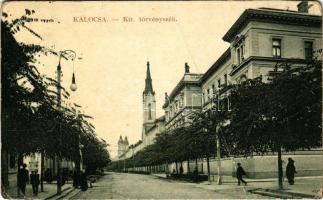Kalocsa, Kir. törvényszék - nem eredeti hátlap (r)