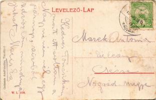 1910 Tiszafüred, Református elemi iskola. Goldstein Adolf kiadása W.L. 2158. (EB)