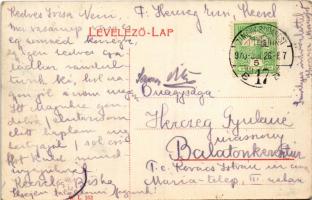 1909 Kecel, Fő utca, templom, Sárközi Takarékpénztár. W.L. 552. (EK)