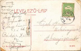 1910 Kenderes, Református templom. Cserna Endre kiadása. W.L. Bp. 6125. (b)