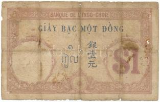Francia Indokína 1921-1926. 1P "Y.4597 521" T:VG, pici anyaghiányok (lyukak)
French Indoc...