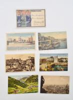 ca 1900-1916 8 db képeslap Kéthly Annának, Kirsteier Jánosnak Egyed Zoltánnak címezve, azonosítandó feladóktól