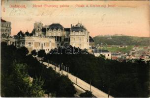 1906 Budapest I. József főherceg palota a Szent György téren. Taussig A. (Budapest) 6750. (fl)