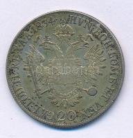 1834B 20kr Ag "I. Ferenc" T:VF patina Hungary 1834B 20 Kreuzer Ag "Franz I" C:VF patina Unger III.: 1381.a, Huszár: 1982., Adamo C35