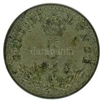 Ausztria 1858A 5kr Ag "Ferenc József" T:VF patina Austria 1858A 5 Kreuzer Ag "Franz J...