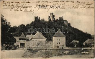 1908 Divény, Diwein, Divín; várrom / Divínsky hrad / castle ruins (EK)