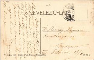 1915 Kisújszállás, Fő utca, Takarékpénztár. Platz Ferenc kiadása W.L. Bp. 3986. (fl)