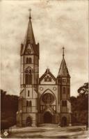 1931 Tatabánya, Római katolikus templom (felületi sérülés / surface damage)