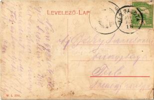 1910 Várpalota, Római katolikus templom. W.L. 2781. (vágott / cut)